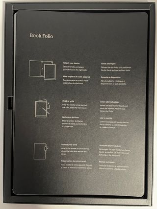 Custodia a libro reMarkable Book grigia