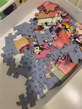 Lote 5 Puzzles Infantiles Peppa Pig Minnie Forest