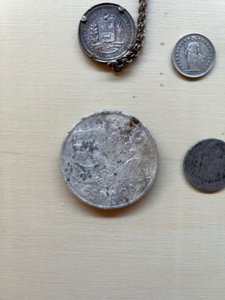 Conjunto de monedas de plata