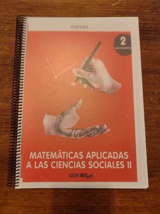 LIBRO 2⁰ BACHILLERATO MATEMÁTICAS APLICADAS.