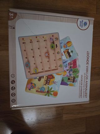 Lote juegos de madera educativos