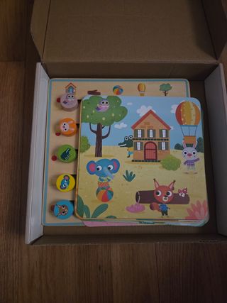 Lote juegos de madera educativos