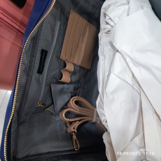 Bolso Vogart Beige y Azul Nuevo