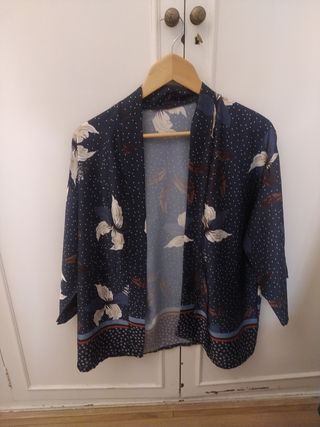 Kimono de seda estampado