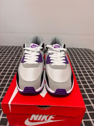 Nike Air Max 90 Gris y Morado