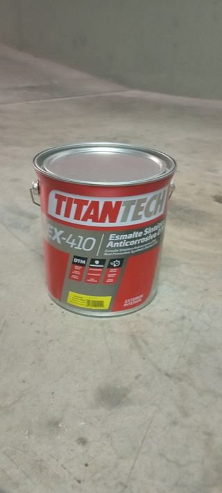 Pintura TitanTech 410 Anticorrosivo DTM. 4 kilos