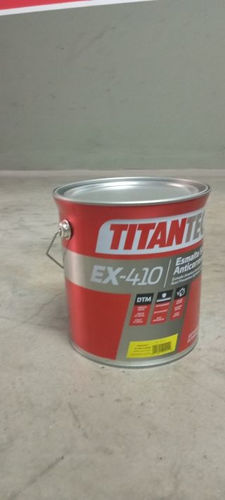 Pintura TitanTech 410 Anticorrosivo DTM. 4 kilos