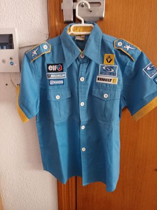 Camisa Renault F - 1 Talla XXL Niño