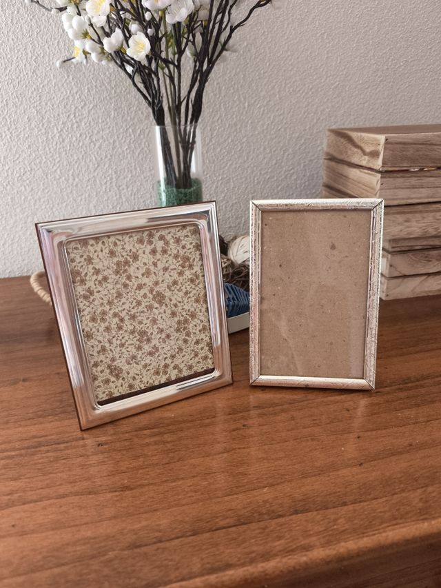 Set 2 Cornici Argento