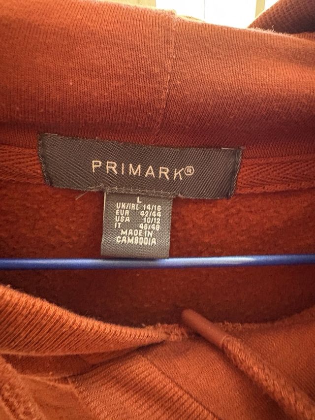 Sudadera con capucha Primark marrón