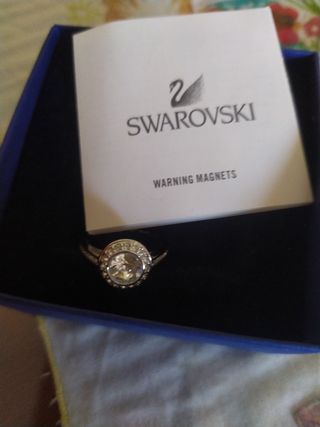 Anillo Swarovski Plata