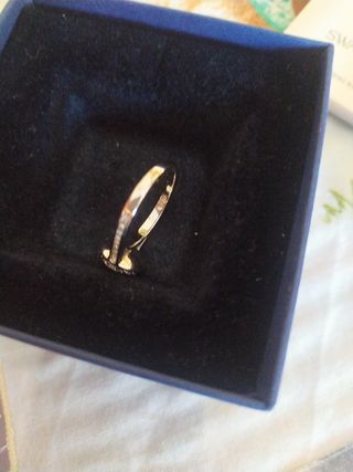 Anillo Swarovski Plata