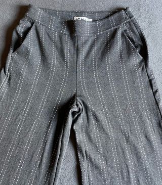 Pantalón ICHI pierna ancha tiro alto Talla S