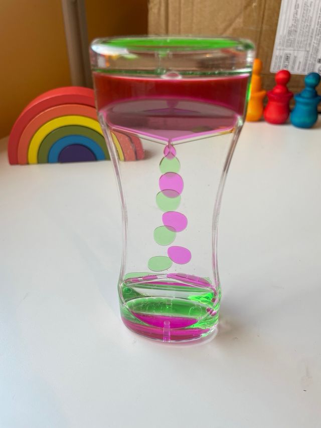 temporizador líquido / aceite de colores