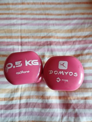 Pesas Rosas 0.5 KG Decathlon