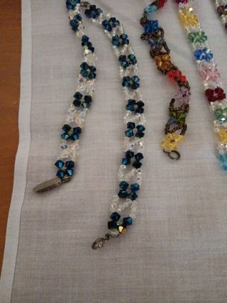Pulseras de abalorios de cristal