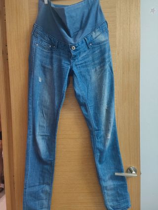 Pantalón vaquero premamá talla 40