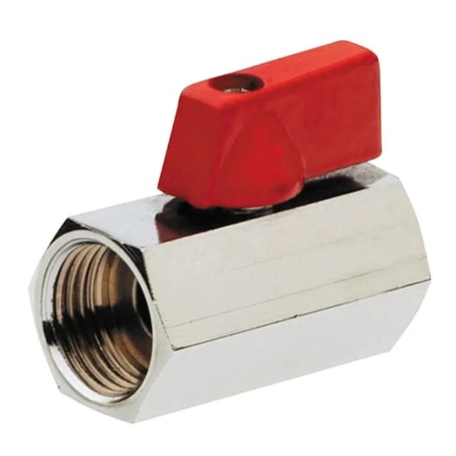 Válvula Bola Mini 1/2 Cromada