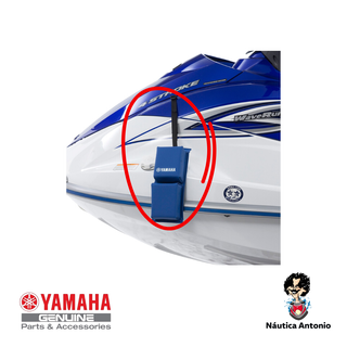 Defensa azul Yamaha para moto de agua
