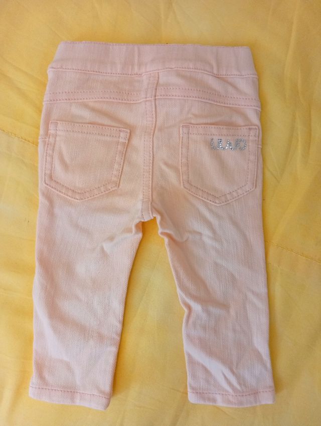 Jeans neonata 3 mesi 62 cm rosa