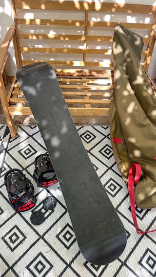 Tabla Snow Crazy Creek 1,55+ Fijaciones + Funda