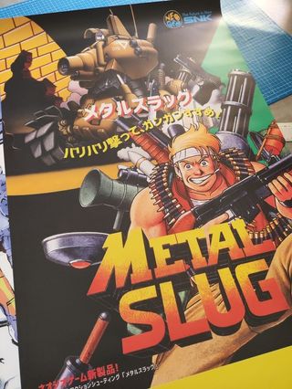 Lona Metal Slug 60x85cm.
