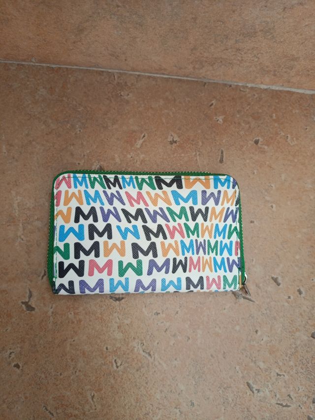 Monedero multicolor con cremallera