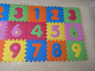 Alfombra Puzzle Infantil Números