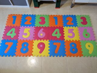 Alfombra Puzzle Infantil Números