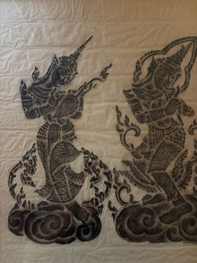 Pintura Tailandesa Original en Papel