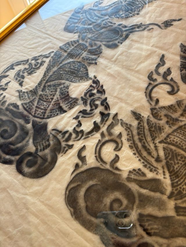 Pintura Tailandesa Original en Papel