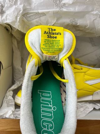 Zapatillas Reebok x Prince Club C 85 Amarillas