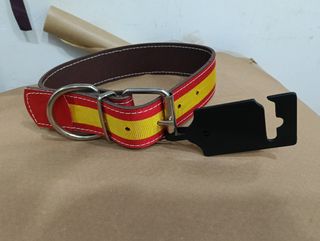 Collar perro bandera España 4cm