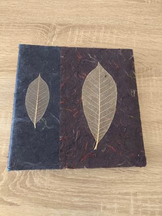 Álbum de fotos textura natural