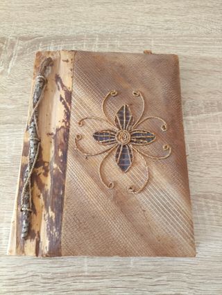 Álbum de fotos textura natural