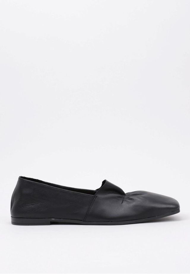 Mocasines Top 3 Cuero Negro Talla 38