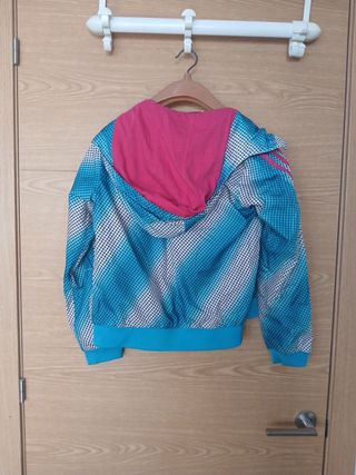 Chaqueta Chándal Adidas Azul y Rosa