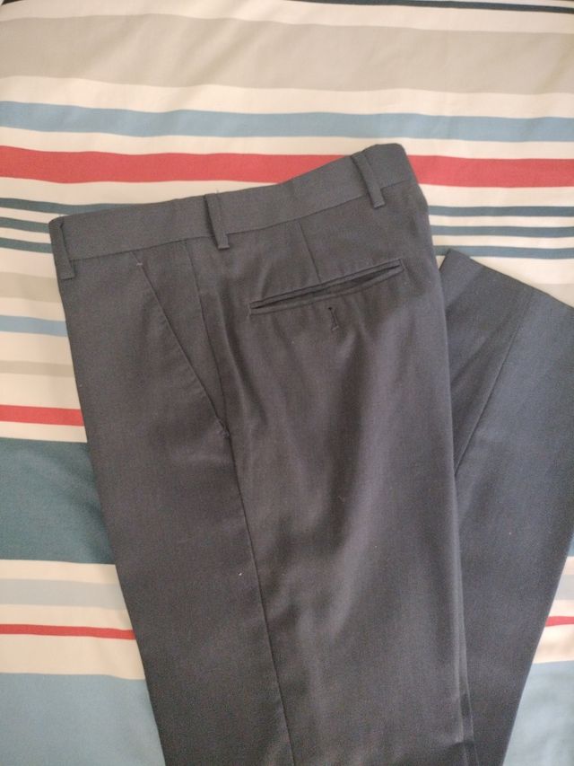 Pantalón de traje azul para niño