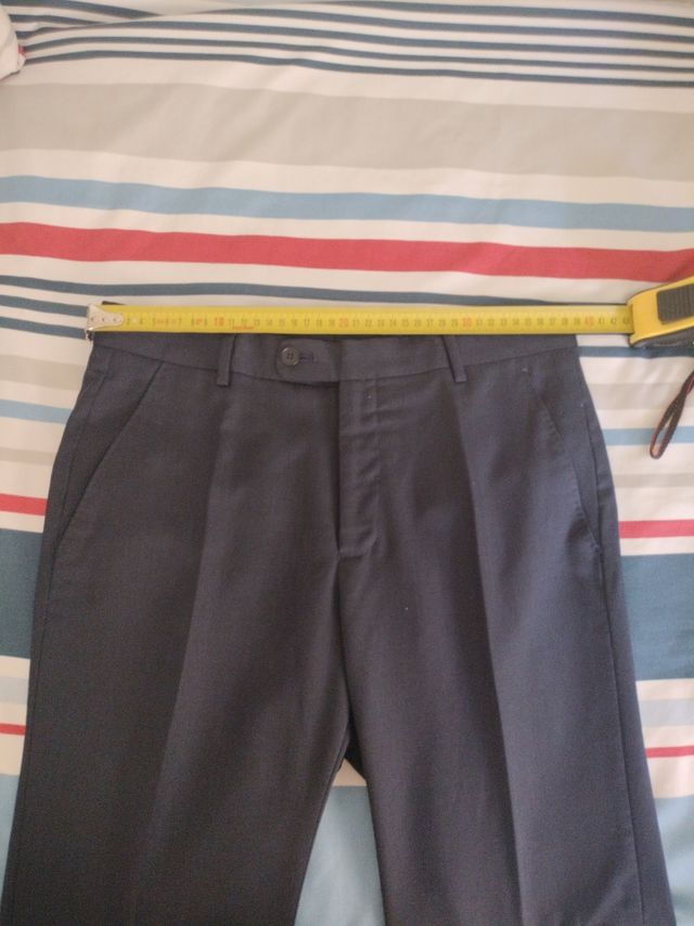 Pantalón de traje azul para niño