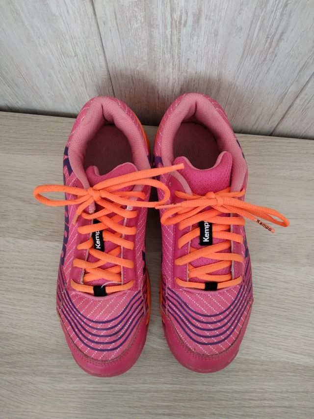Zapatillas Kempa Balonmano Rosa Naranja número 37