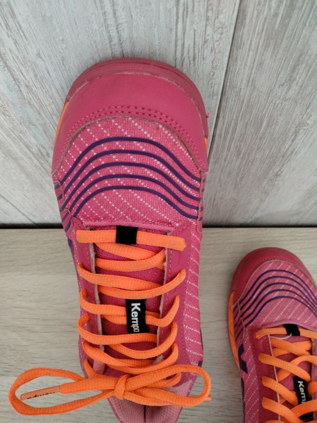 Zapatillas Kempa Balonmano Rosa Naranja número 37