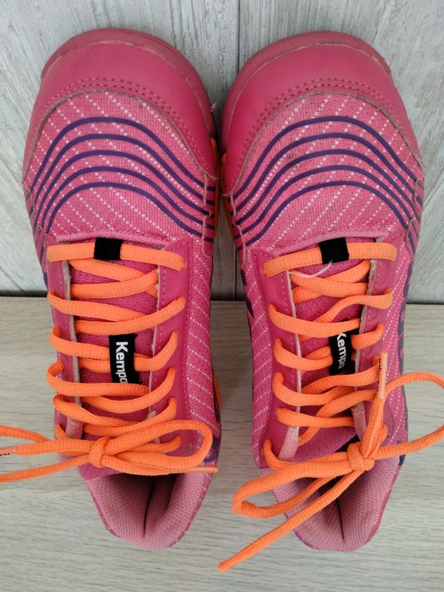 Zapatillas Kempa Balonmano Rosa Naranja número 37