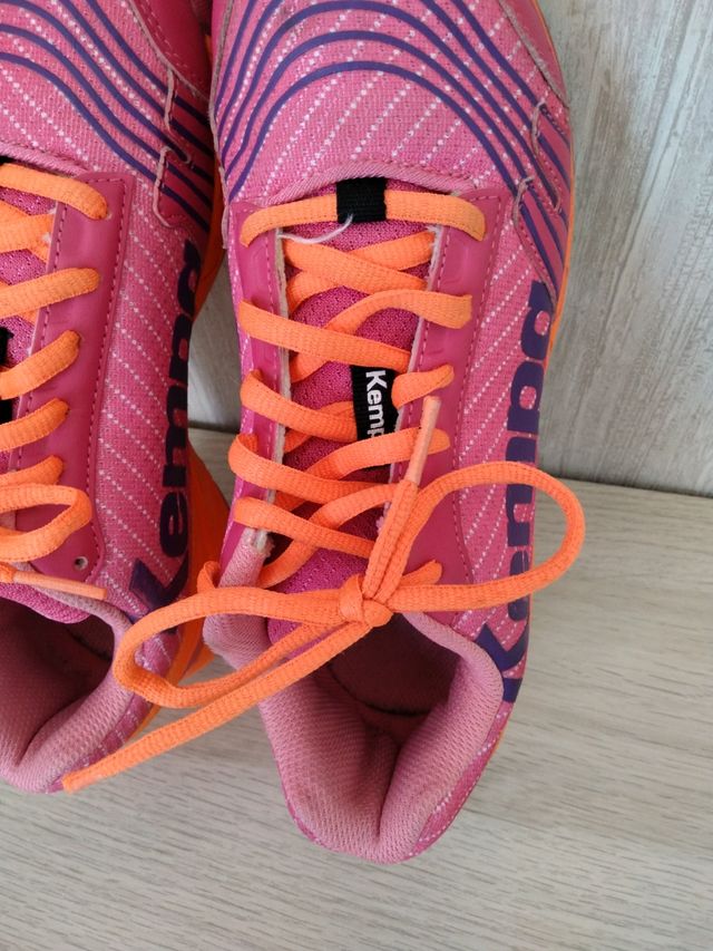 Zapatillas Kempa Balonmano Rosa Naranja número 37