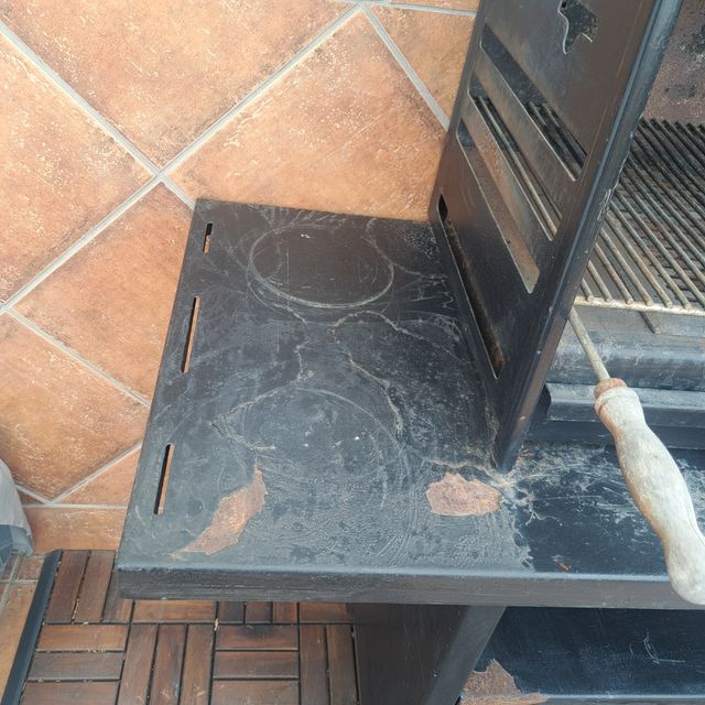 Barbacoa portátil negra