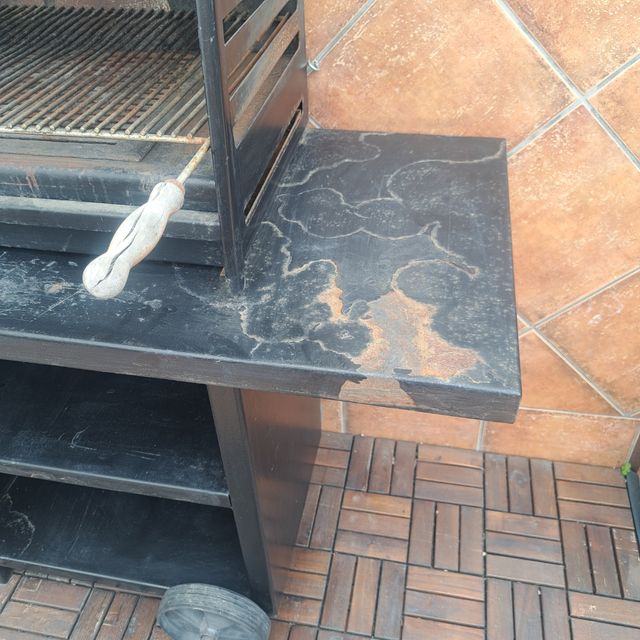 Barbacoa portátil negra