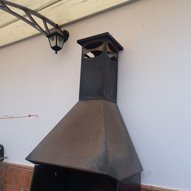 Barbacoa portátil negra