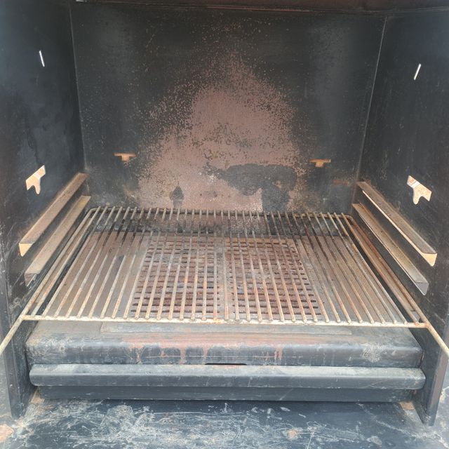 Barbacoa portátil negra