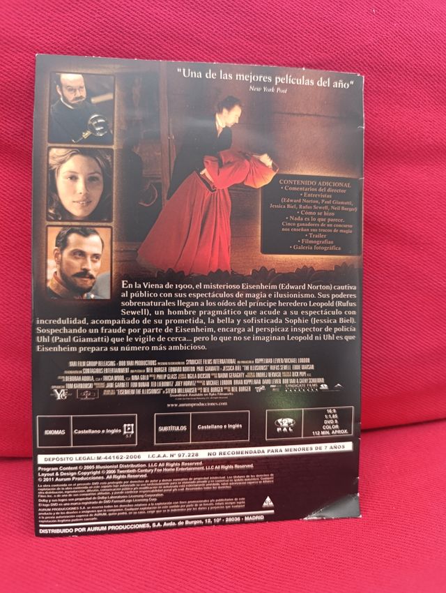 DVD L'illusionista (Drama)
