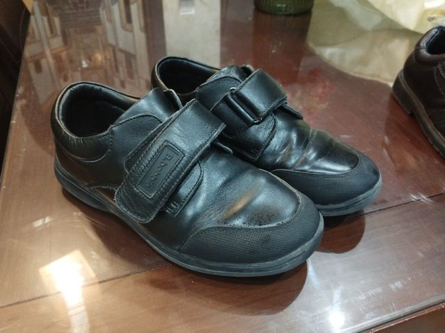 Zapatos Escolares Niños Talla 37 Negros