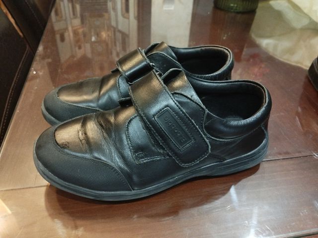 Zapatos Escolares Niños Talla 37 Negros